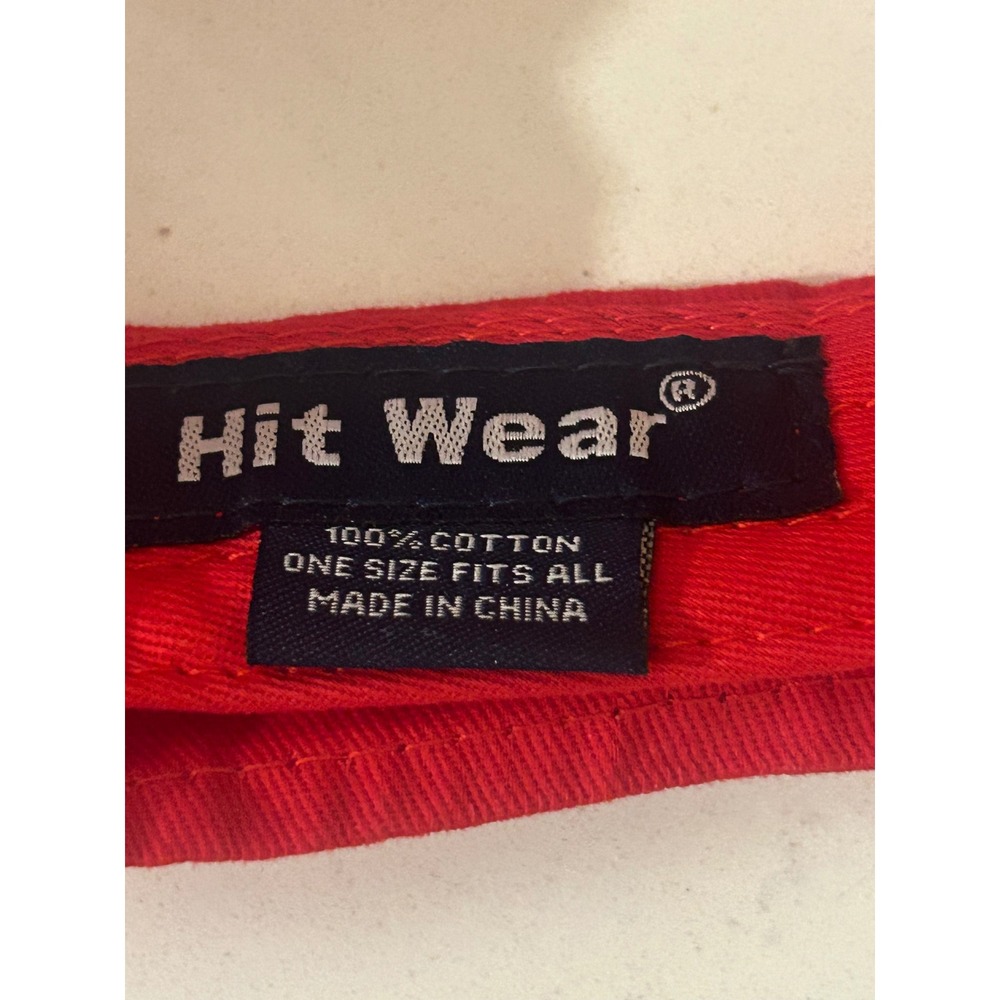 McDonalds Crew Visor Hat Red Yellow Golden Arches Embroidered Hit Wear One Size - Picture 4 of 4